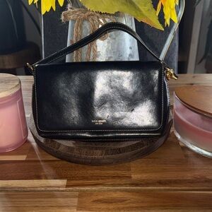 Kate Spade Shiny Black Clutch